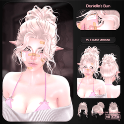 "Danielle's Bun & Ponytail" — Hair for VRChat