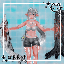 🪶 BFF 🪶 Big Feather Fan 🪶 Burlesque Fans, Feather Flow Toy 🪶