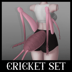 Cricket Set - VRChat Insect Tail and Legs