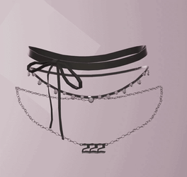 Bow Necklace