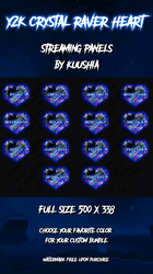 Y2K Crystal Raver Heart Streaming Panels