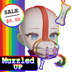 Muzzled Up | (FREE) Pride Face Muzzle