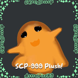 ★ Ghost/SCP-999 Plush┆Low poly & Nitro Free 🦴