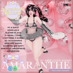 Avatar Amaranthe (PC/Quest/Gogo/SPS) (40+ Toggles) Emo Girl Summer Gloomy Bear