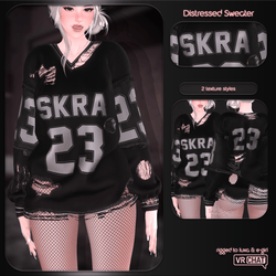 "Distressed Sweater" — Clothing for VRChat