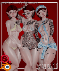 | Hot Girl Summa Bundle | YS 0.38 - Vrchat Asset-
