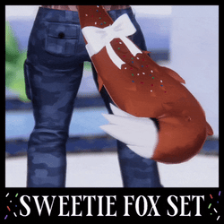 Sweetie Fox Set - VRChat Cute Fox Tail and Ears