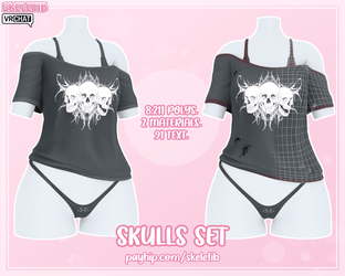 Skulls Set [FIT, RP & E-GIRL BASE]