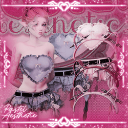 Heart Denim Set