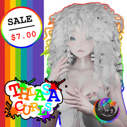 Thalas Curls | Curly VRChat Hair