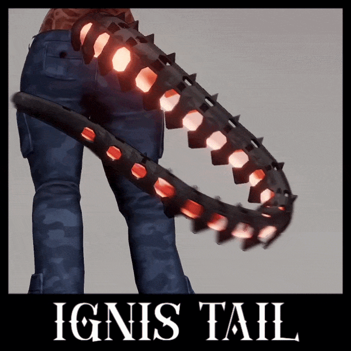 Ignis Tail - VRChat Armored Furnace / Ghost Tail