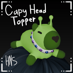 Capybara Head Topper