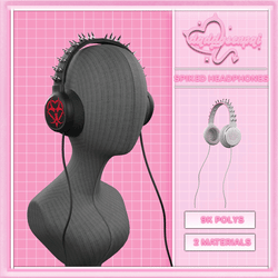 SPIKED HEADPHONES