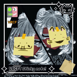 📌🟨 VRCFT Sticky Note! 📌🟨 Face Tracking Prop 📌🟨 VRCFT Addon