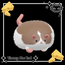 🧀 Timmy the Rat !!! 🧀 Follower, Plush, Animated head pet 🧀 Rat, Mouse 🧀 Rat plush