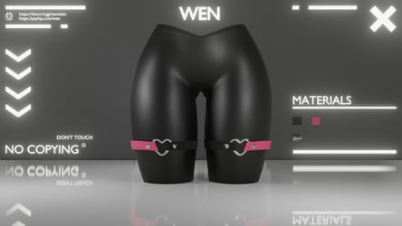 ︱Devil Pink Leg Garter