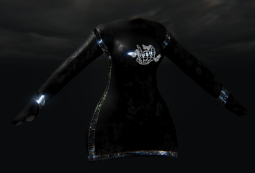 Hand Sleeve Dress