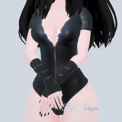 Leather Suit and Gloves