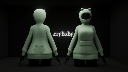 Couple Froggy Hoodie Set