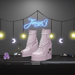 Strapped Platform Boots