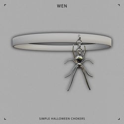 SIMPLE HALLOWEEN CHOKERS