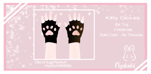  ₊ ˚. Kitty Gloves˚ ₊ ˚.