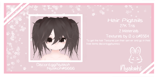 Hair pigtails