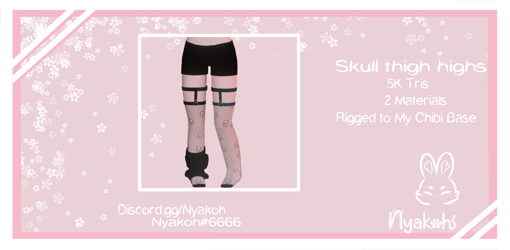 Skull Thigh Highs