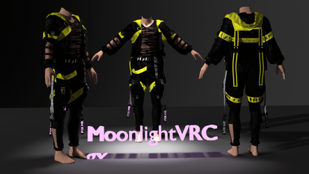 Moonlight Raver Outfit Male