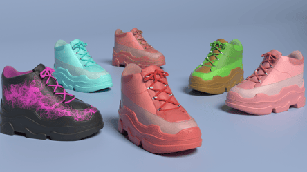Stylish platform sneakers