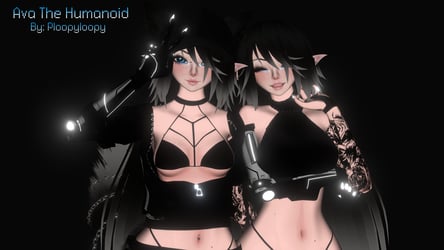 Ava The Humanoid (VRChat Physbones PC Avatar)