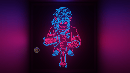 Link Neon Sign (Free in Nitro)