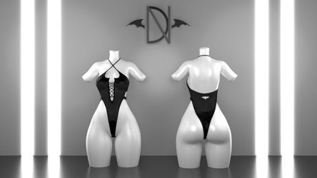 Bat Lingerie For Panda/Zinpia's Base by Noodle