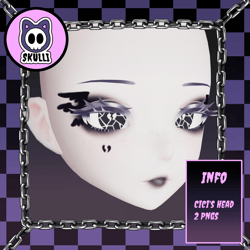 Fallen Angel Face and Eye Texture for Cici's Head