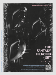 the fantasy piercing set (bundle)