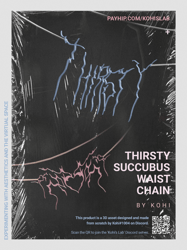 thirsty succubus waist chain