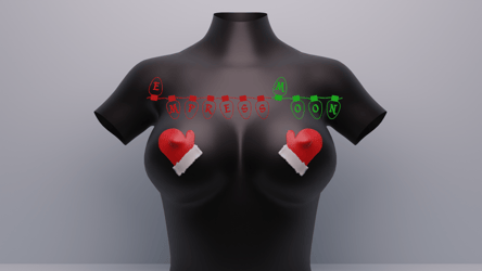 Holiday Mittens Pasties