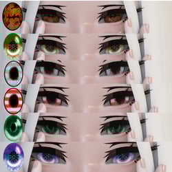 X-Mas Eye Textures
