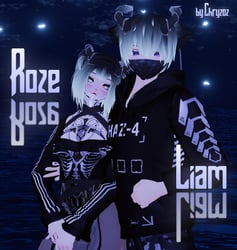 [Roze] and [Liam] 3.0 VRChat Avatar