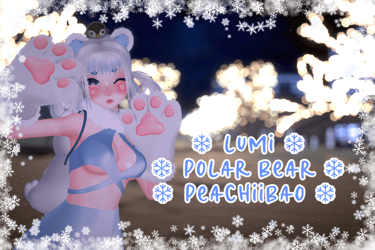 Lumi the Polarbear (3.0 VRChat Avatar) PC - 12/21/2022