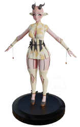 Golden Faun Outfit *Commercial License*