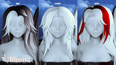 Mid Hair Trio