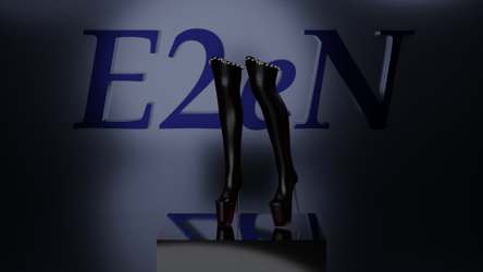 High-heeld boots