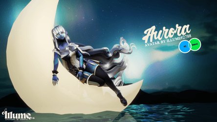 " Aurora " VR Avatar + QUEST