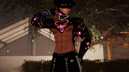 Lovestruck male texture