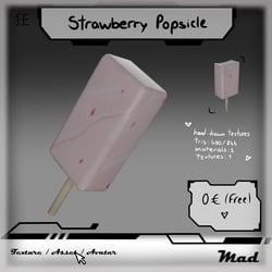 Strawberry Popsicle