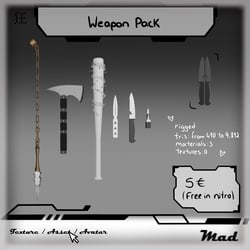 Weapon Pack (FREE IN NITRO)