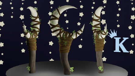 Rustic Nature Staff
