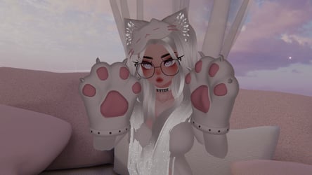 Vrchat Female avatar ! Kittens the sleepy kitty