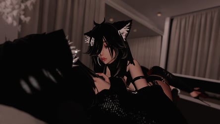 ᗢ Itori, the black cat (PC+Physbones+DPS) ᗢ